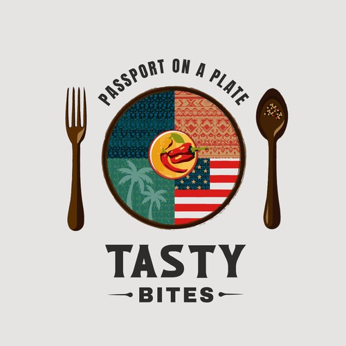 Design di Design a Bold, Soulful Logo for Tasty Bites – Caribbean Meets Southern Comfort di ads1201