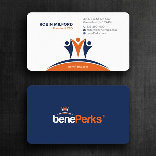 Biz Cards for fast growing company Design by Felix SH