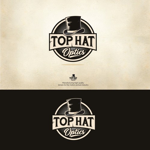 "Top Hat" Logo Design von DesignatroN