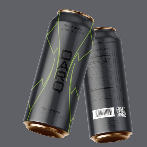 Create a unique Design for a sugar free Energy Drink Can! Design von rakaruaan