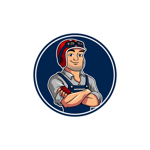 "Concours Logo / Mascotte Mr2Roues" ganador Logotipos