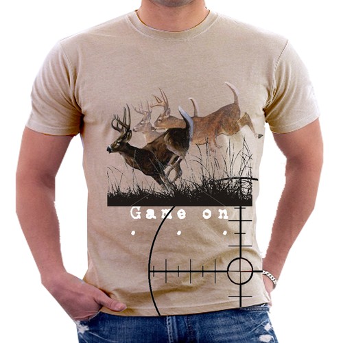 T-shirt design needed for deer hunting Diseño de anoki