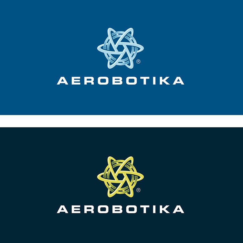 Airborne logo with the title 'Logo design for high tech autonomous drone company'