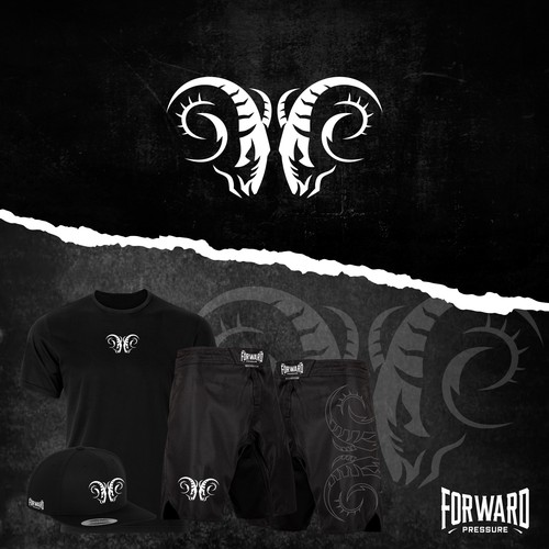 Create a stylistic logo for an upcoming Fightwear Brand ! Design by -RZA-