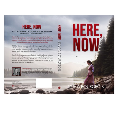 Book cover design for historical fiction novel set in British Columbia Design by didiwahyudi.trend