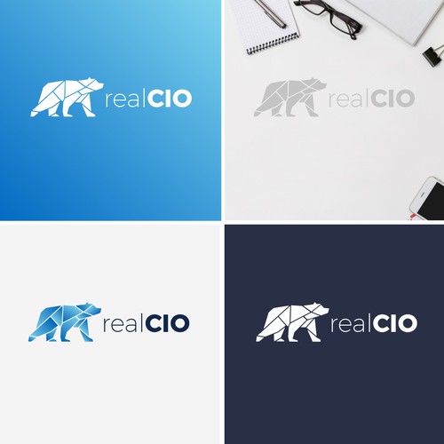Logo for Technology Consulting firm realCIO Design by safy30