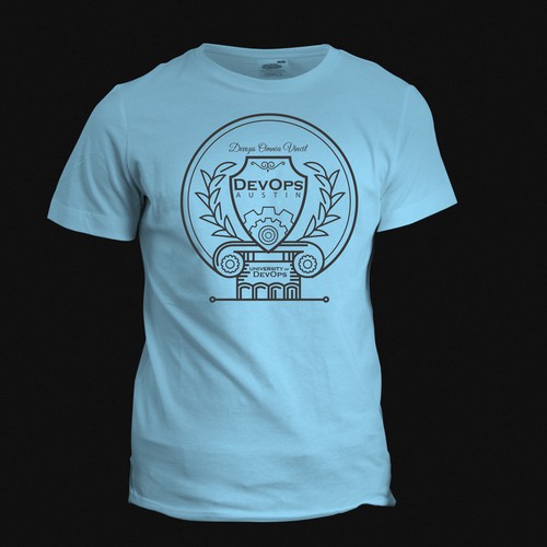 University themed shirt for DevOps Days Austin デザイン by The Dreamer Designs