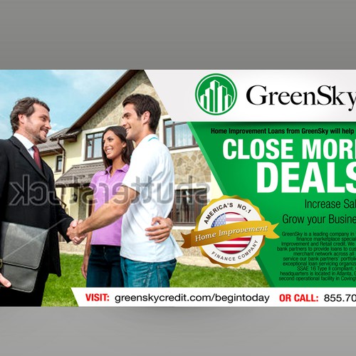 Create an impactful direct mail postcard for GreenSky Credit Design by ArtisteXz