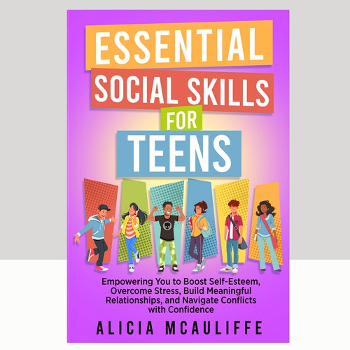 Design an engaging and creative book cover for a book on Life Skills for Teens Design by Arrowdesigns
