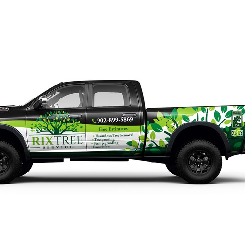 Truck wrap design Design by Art Mahno ✔