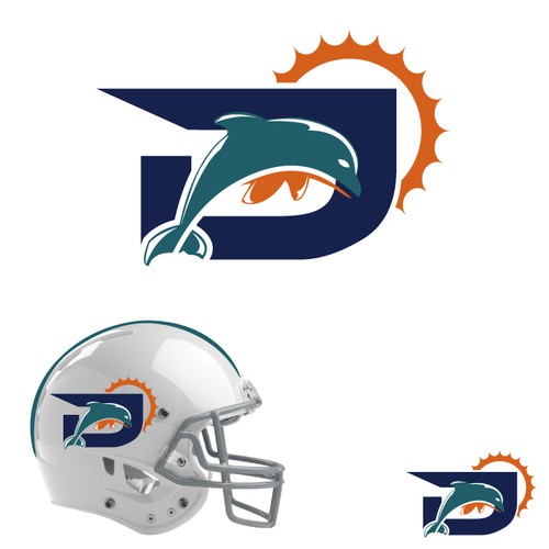 MaddRoosterさんの99designs community contest: Help the Miami Dolphins NFL team re-design its logo!デザイン