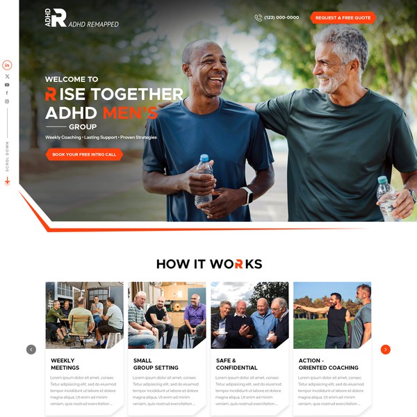 ADHD Group Coaching Landing Page