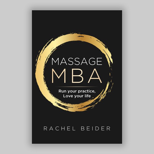 Book cover for a business book about massage therapy. Design by mr.red