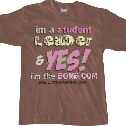 Design My Updated Student Leadership Shirt Design por Krum