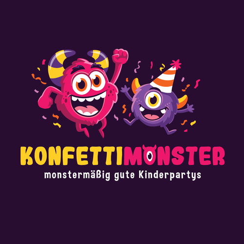 we need a fun logo for a kids party company Design by Rock N Draw