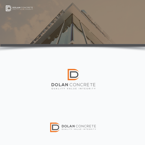 Dolan Concrete Logo Design by Psyraid™