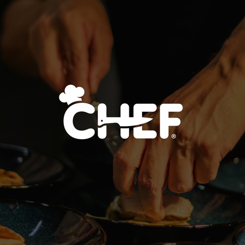 "CHEF": Food & Cooking Social Media Logo Design by k a r a