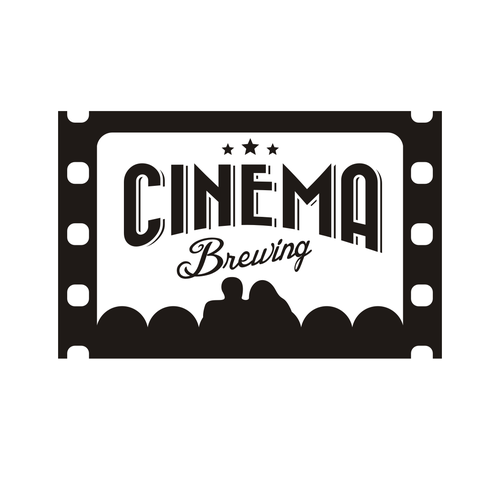 Create a logo for a brewery in a movie theater. Design by miskoS