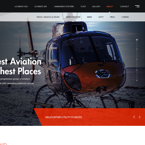 New website design for Aviation Company Design by creativepointer