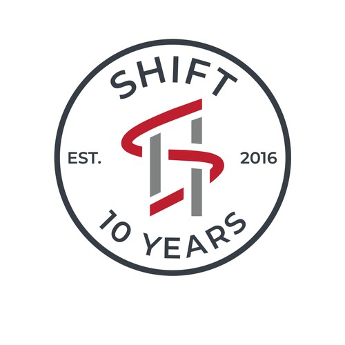 "10th Anniversary Logo for a Commercial Real Estate Company" winning Brand starter pack