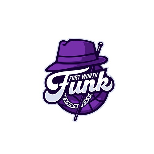 Basketball Logo for Team 'Fort Worth Funk' - Your Winning Logo Featured on Major Sports Network Design by ononapa