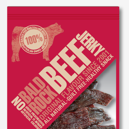 Beef Jerky Packaging/Label Design デザイン by Gal 2:20