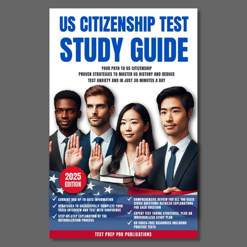 Designs | US Citizenship Guide | Book cover contest