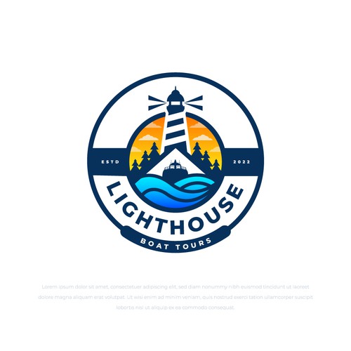 Lighthouse Boat Tours Design by harrysvellas