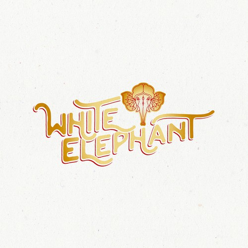 Diseño de White Elephant Logo de Vectorila