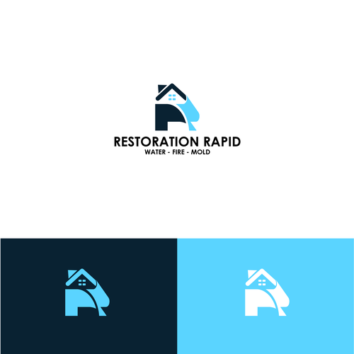 Logo for Restoration company! Design by hand