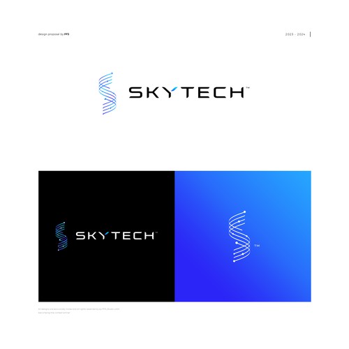 Help us design a futuristic logo for a cutting edge tech company. Design by FF3 ˢᵗᵘᵈⁱᵒ