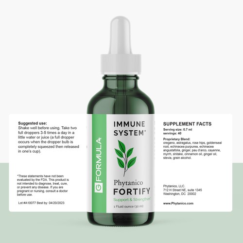 Herbal Tincture Label that Stands OUT! Design by rashedhannan