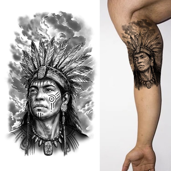 Tattoo design Young Chief