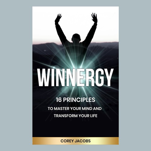 Design a sleek book cover for a man who wants to transform your mind and life! Design by MbahDjoyo