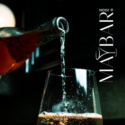 Logo for Upscale bar and lounge Diseño de Strive Studio