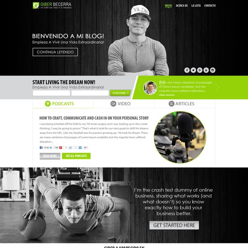 Web page design contest entry by activ design