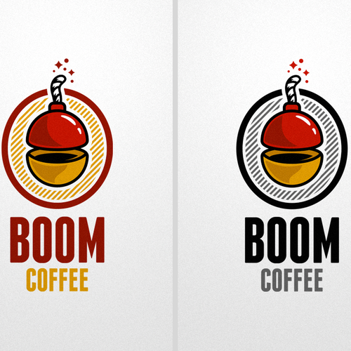 logo for Boom Coffee Design by Rom@n