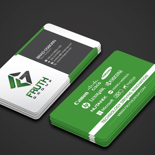 New High Tech Business Cards for High Tech Company Design by (VEER)