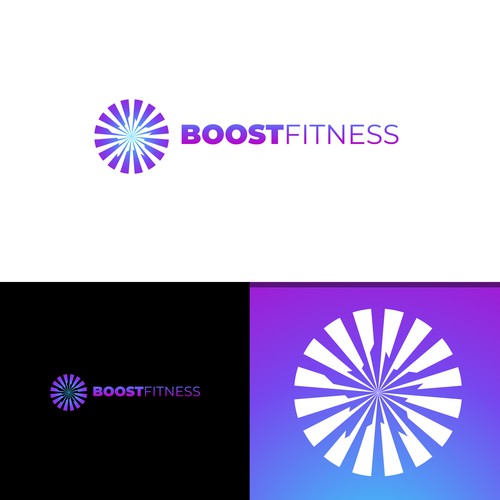 Exciting logo design for expanding fitness brand! Design by Fierda Designs
