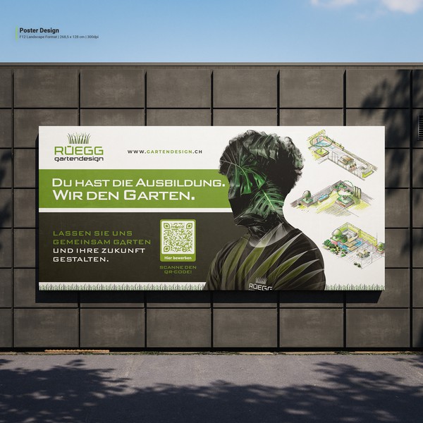 Poster Design: RUEGG gartendesign