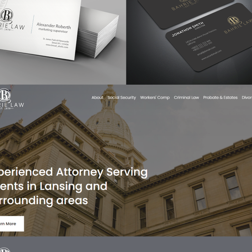 Need Modern, professional, and eyecatching logo for Personal injury/disability law firm Design by memindlogo