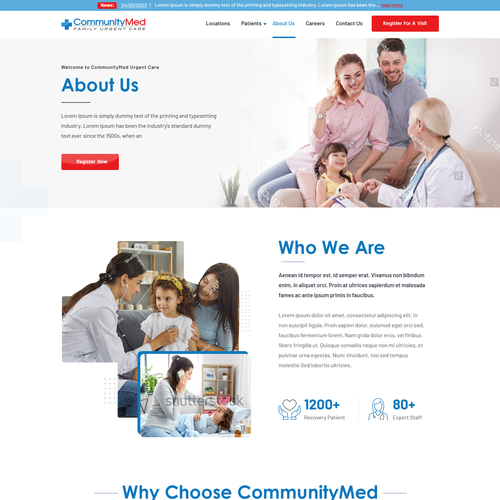 Urgent Care Website Redesign Design von Pinku