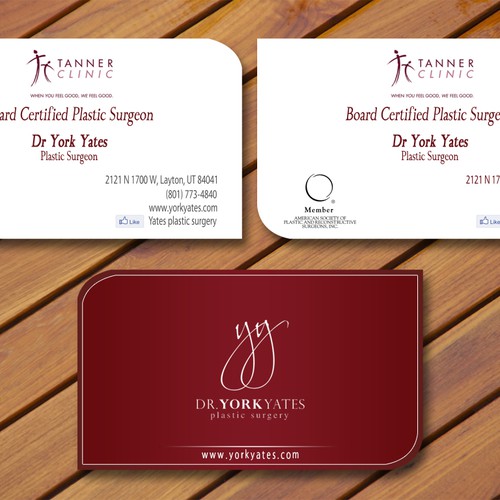 Dr. York Yates Plastic Surgery - business card Design by ls_design
