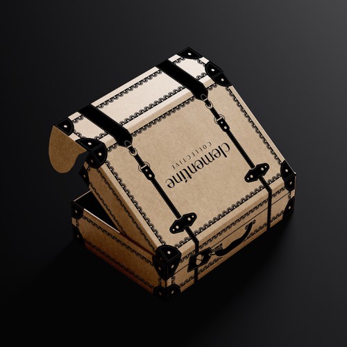 Designs Design a shipping box that looks like vintage luggage for