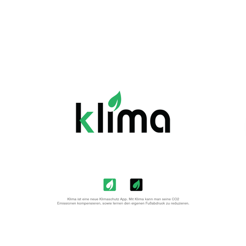 Neues Logo gesucht für die Klimaschutz App: Klima Design by A r s l a n