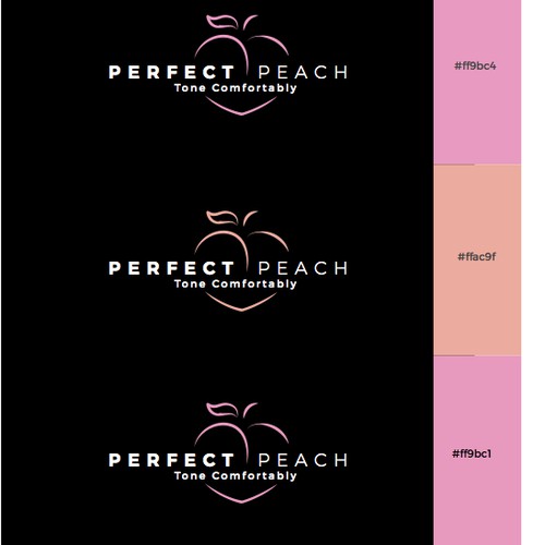 BIG PRIZE $$ Design a "Perfect Peach" fitness logo for an online retail company! Design by Renata Lisboa