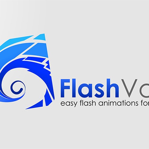 FlashVortex.com logo Design by supergaban
