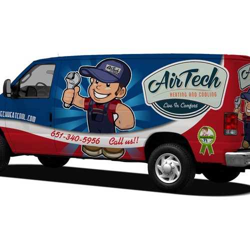 Create the next signage for Airtech heating and cooling Design by Cancelluca Design