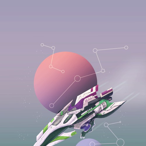 Create a whimsical and surreal illustration of a spaceship! | Illustration  or graphics contest | 99designs
