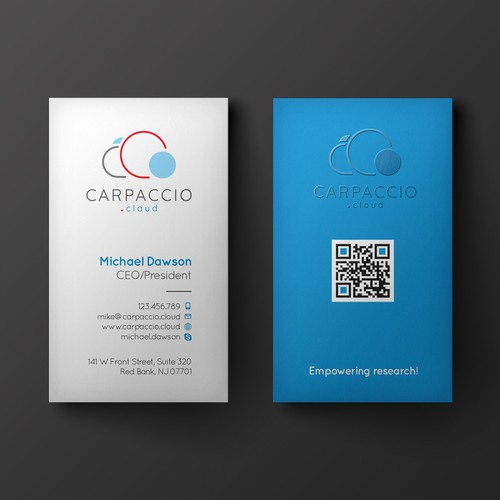 Give more muscle to research with graphic ID for CARPACCIO.cloud Design by kendhie